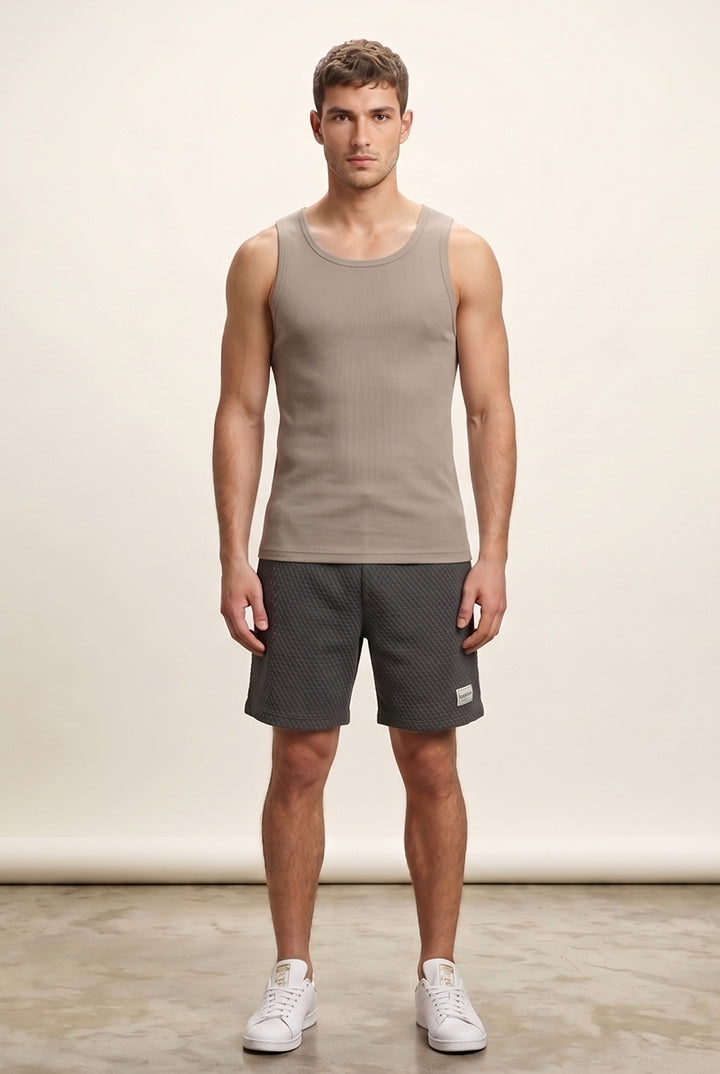 Tank Top - Taupe-4-MENDEEZ