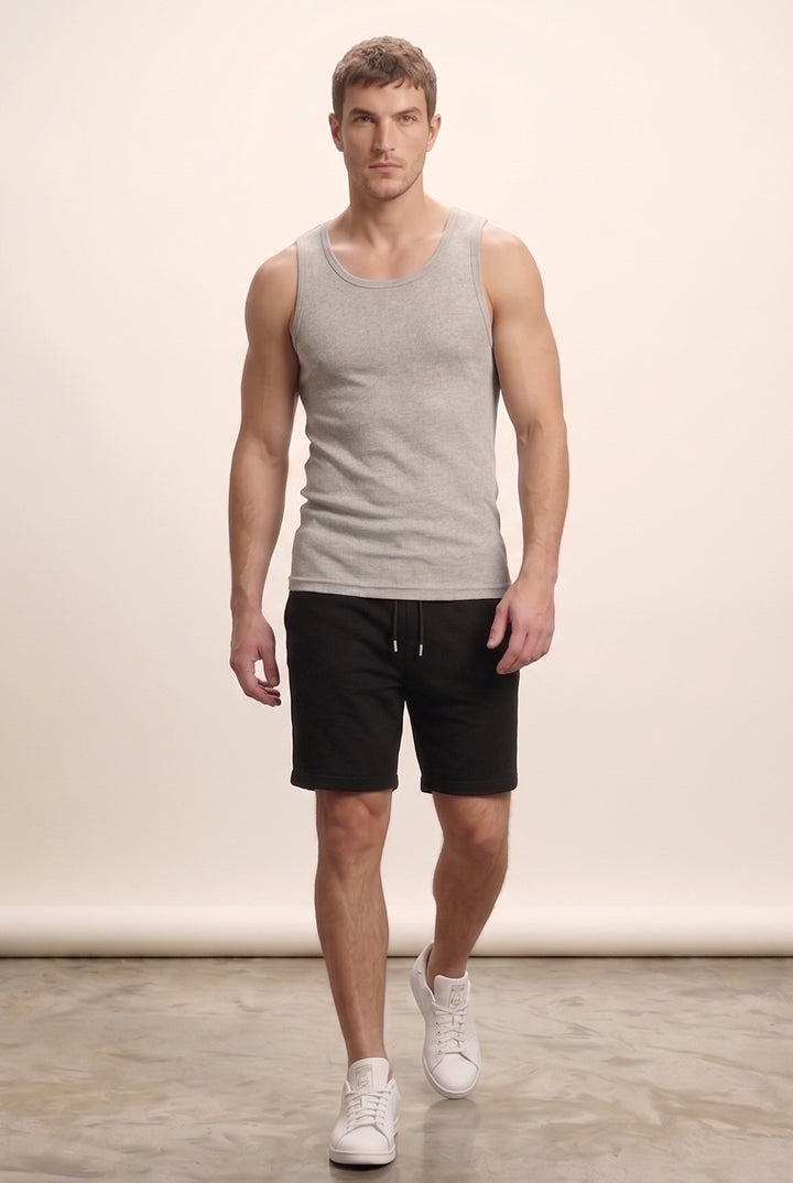Tank Top - Light Grey-4-MENDEEZ