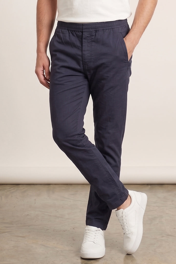 All Day Pants - Navy Blue-1-MENDEEZ