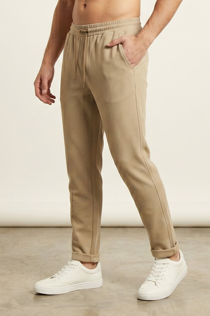 Jogger Pants - Beige-2-MENDEEZ