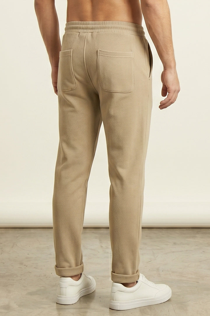 Jogger Pants - Beige-4-MENDEEZ
