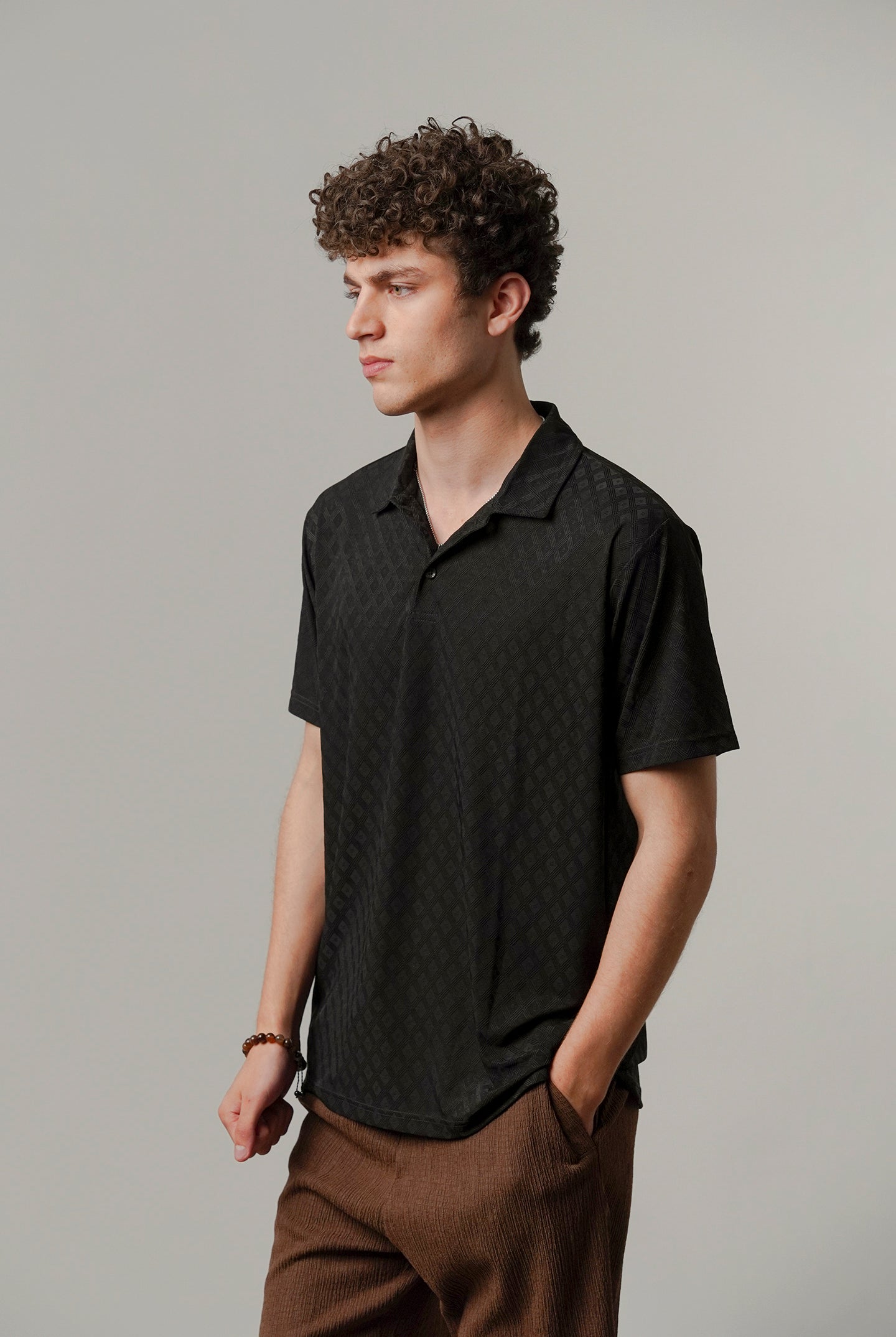 Polo Shirt - Black-2-MENDEEZ