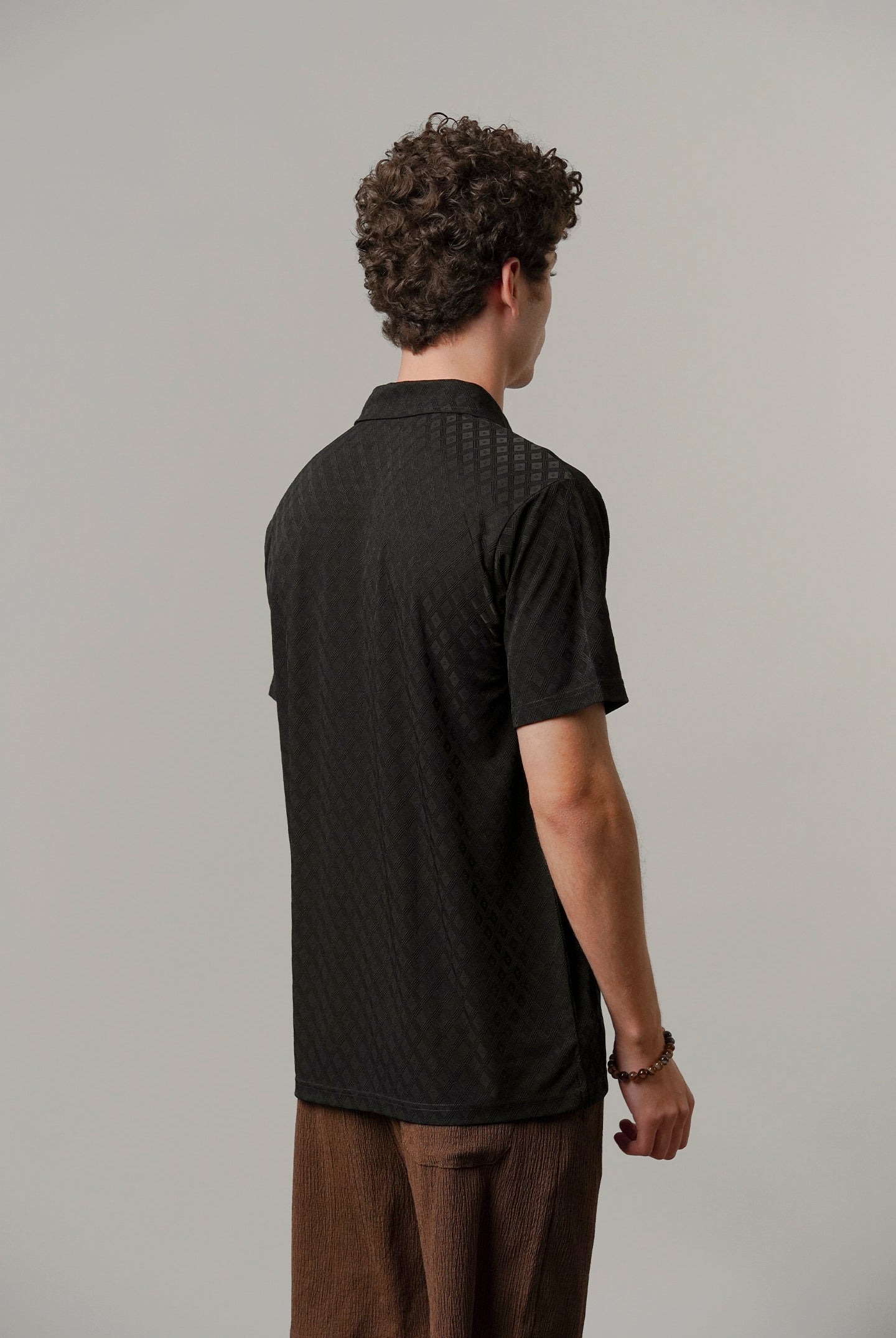 Polo Shirt - Black-3-MENDEEZ