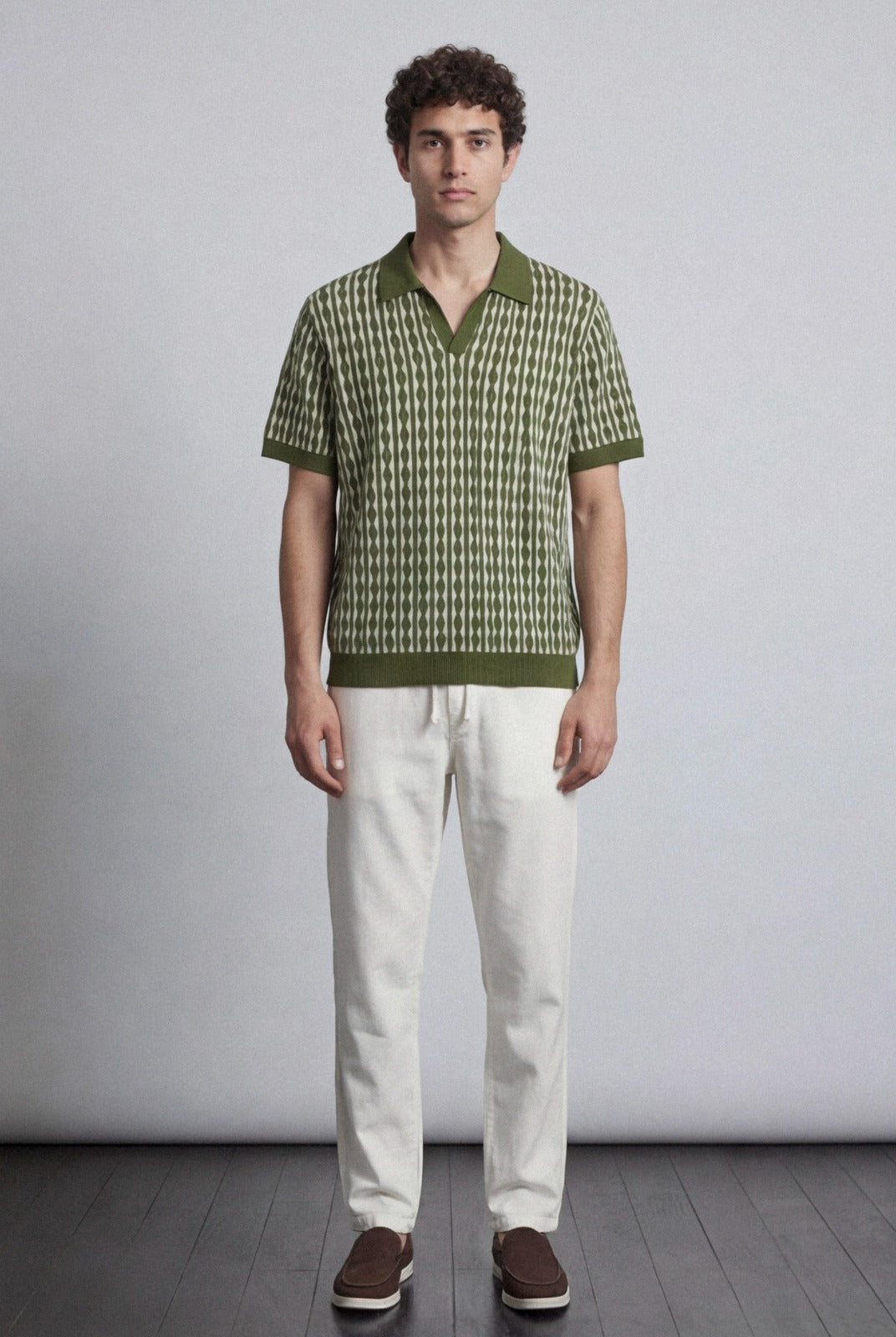 Polo - Olive Green-1-MENDEEZ
