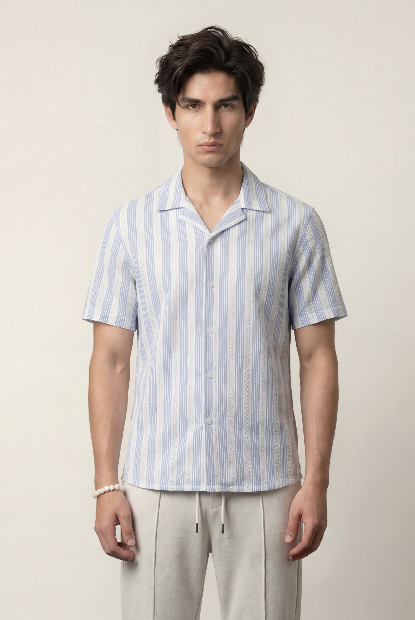 Cuban Shirt - Blue - Mendeez