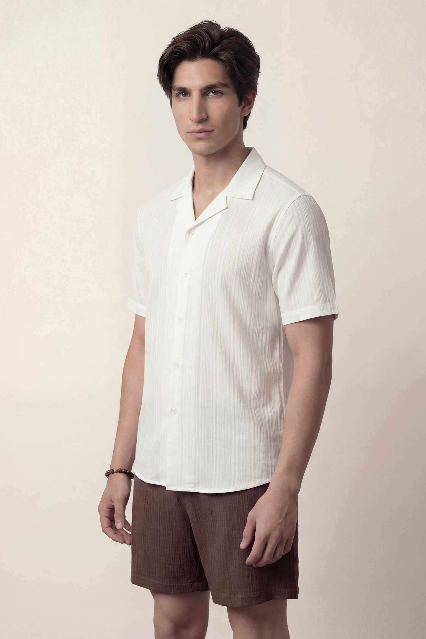 Cuban Shirt - White - Mendeez