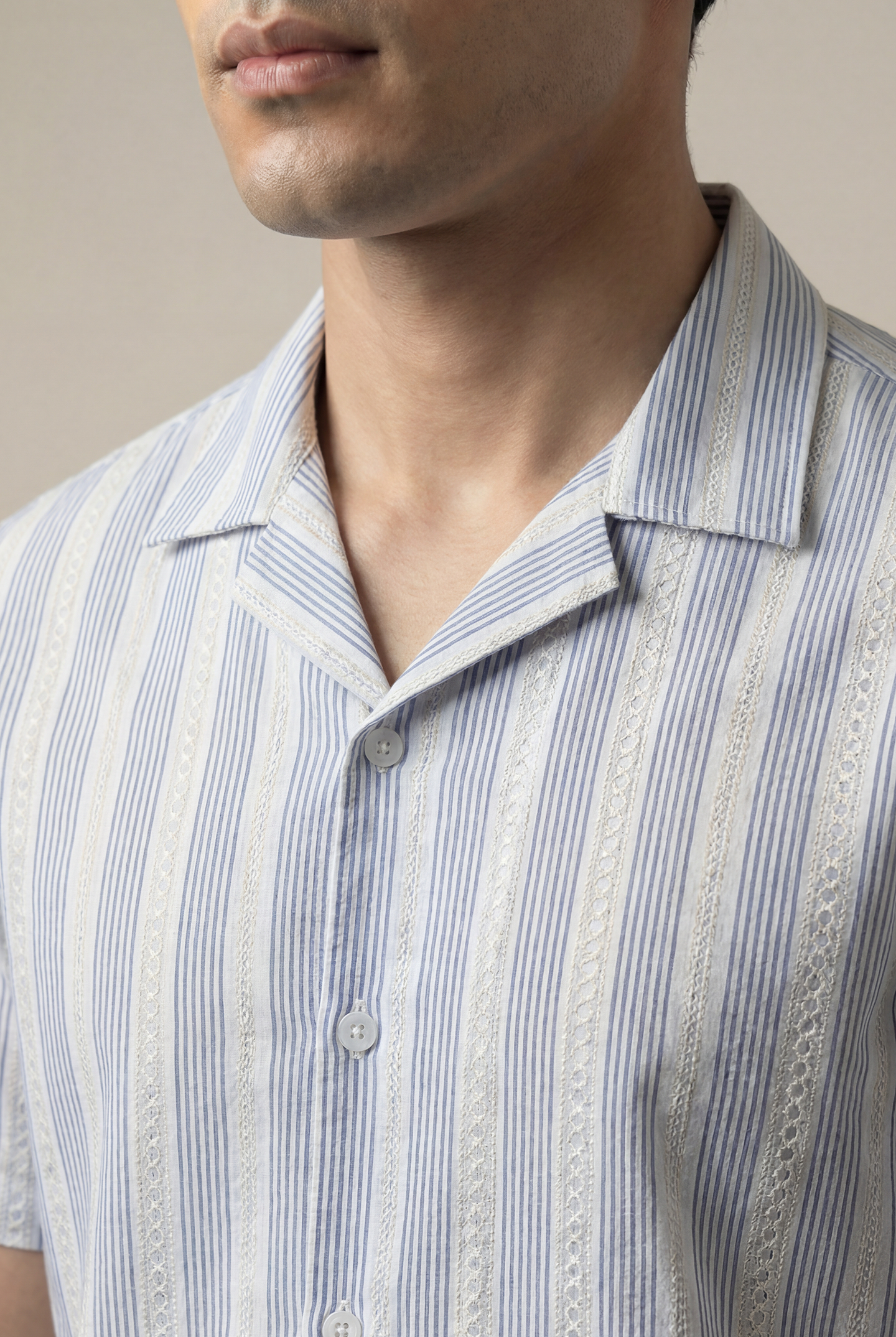 Cuban Shirt - Blue - Mendeez