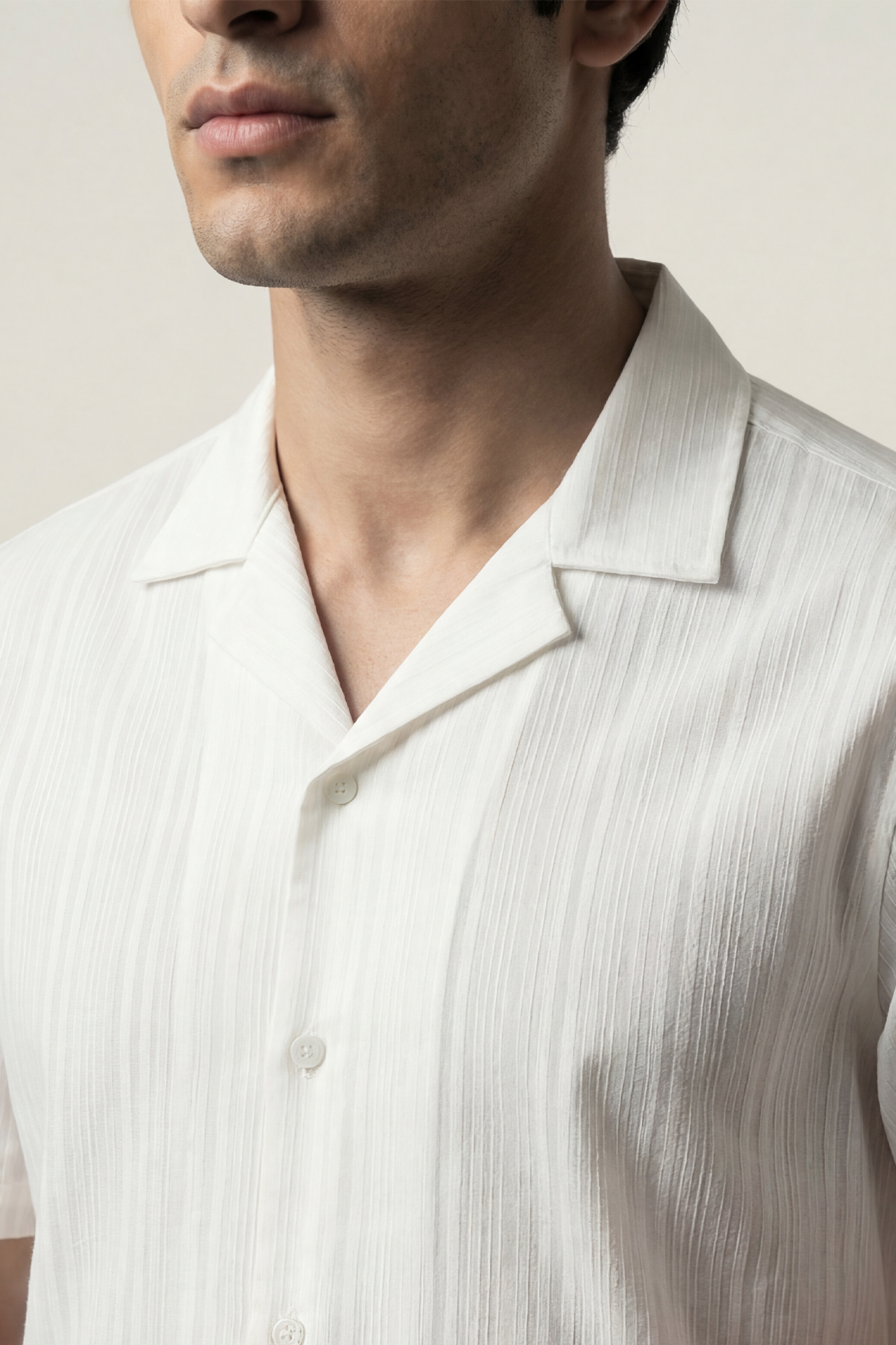 Cuban Shirt - White - Mendeez