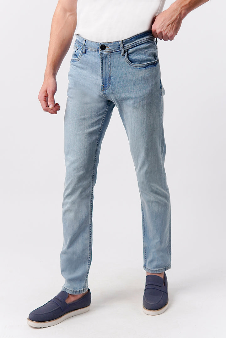 Crop Fit Denim - Sky Blue - Mendeez