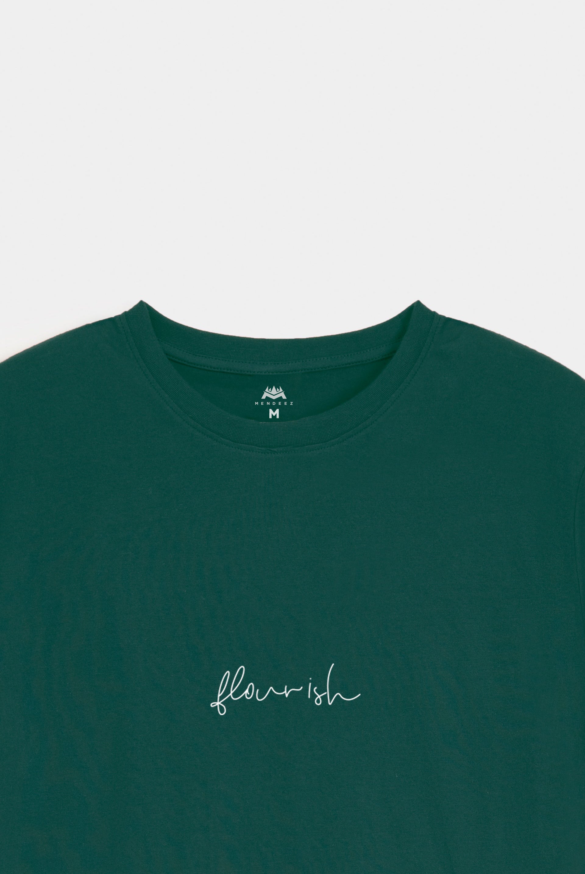 Printed Graphic Tee - Green - Mendeez