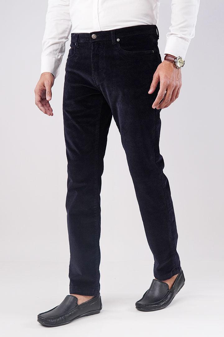 Midnight Navy Corduroy Pants - Mendeez PK