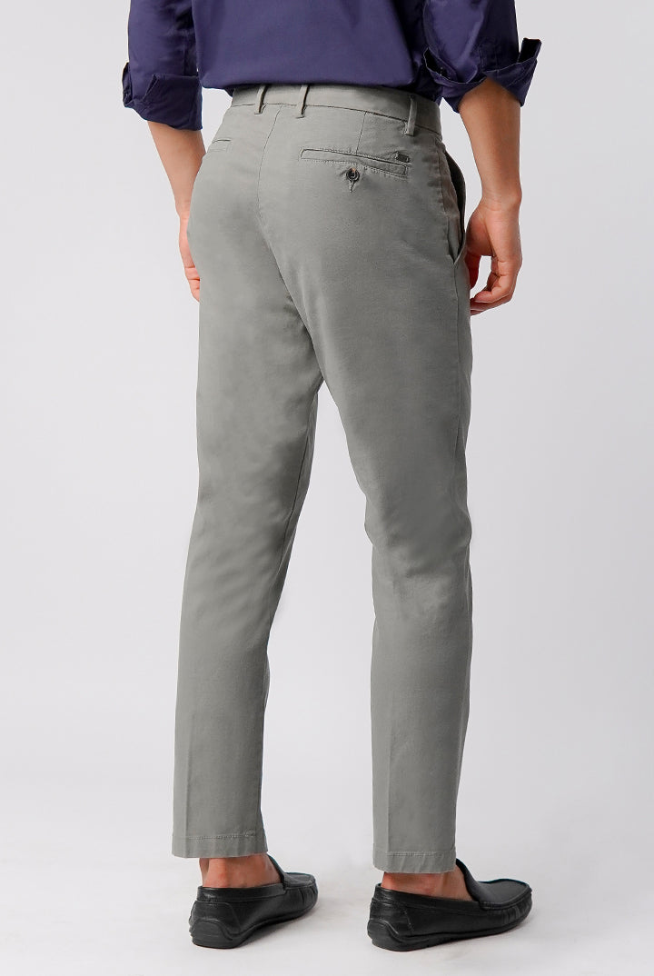 Straight Fit Chinos - Sage Green - Mendeez