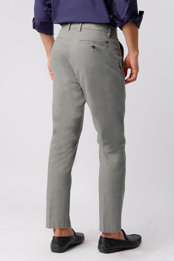Straight Fit Chinos - Sage Green - Mendeez