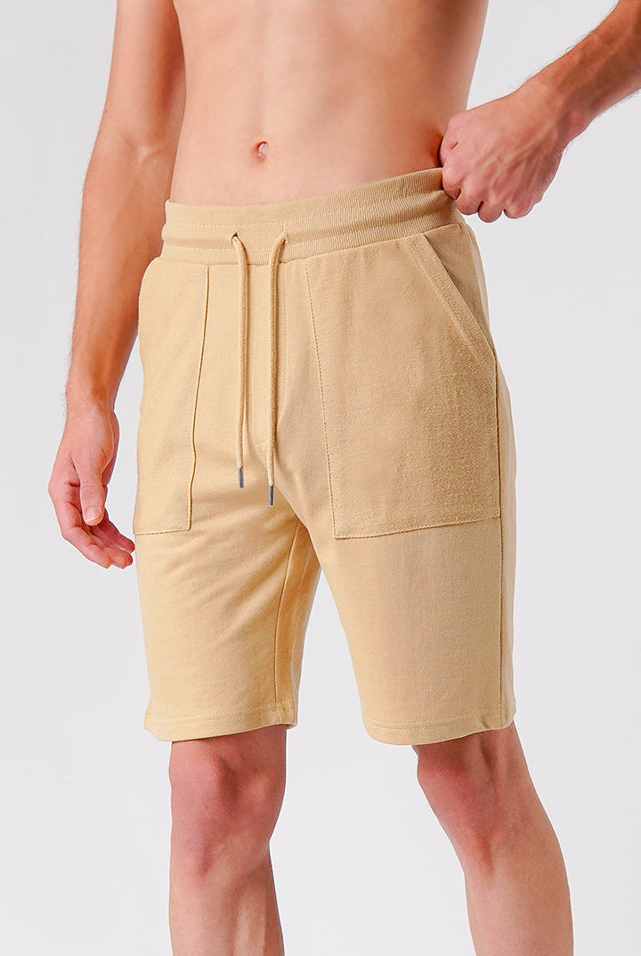 Terry Shorts - Beige - Mendeez