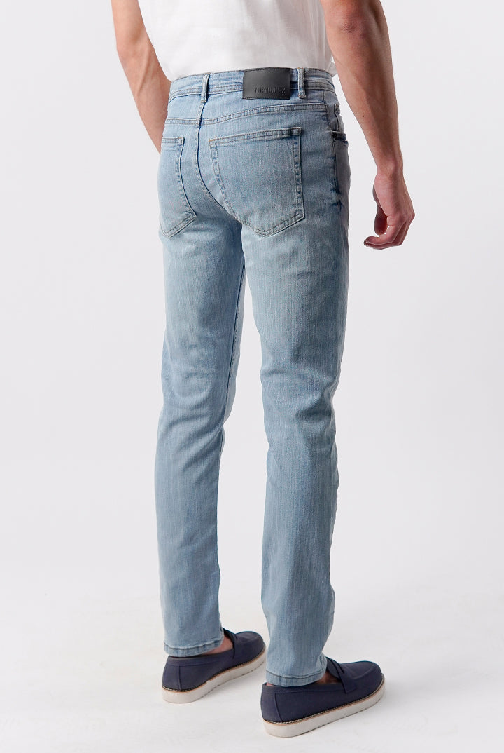 Crop Fit Denim - Sky Blue - Mendeez