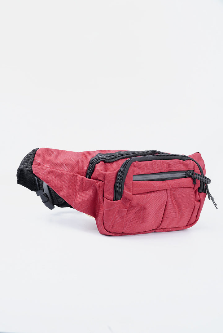 Waist Bag - Maroon-4-MENDEEZ