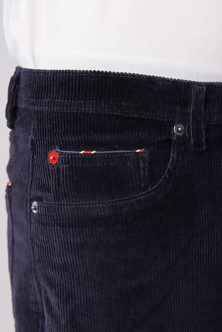 Midnight Navy Corduroy Pants - Mendeez PK