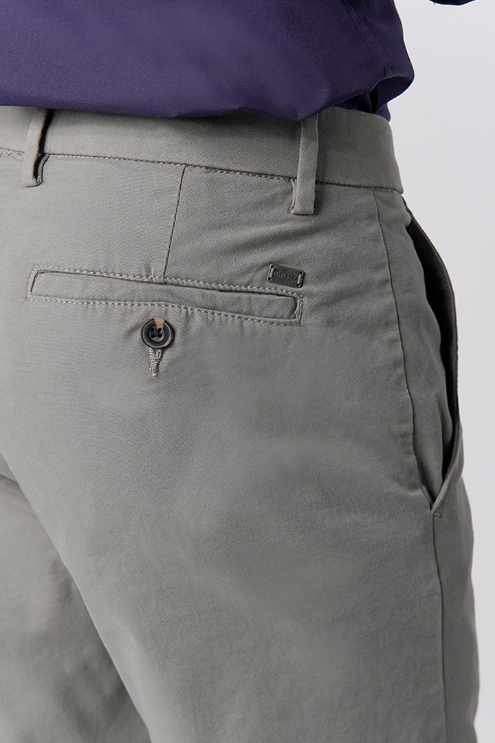 Straight Fit Chinos - Sage Green - Mendeez