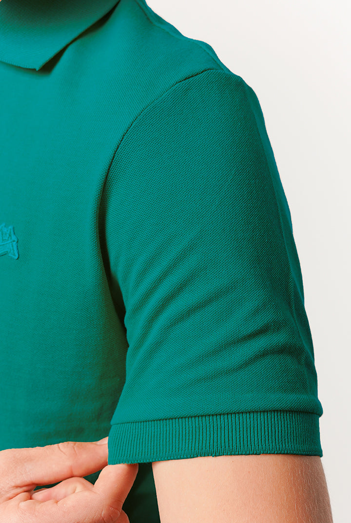 Regular Fit Polo Shirt - Emerald Green - Mendeez