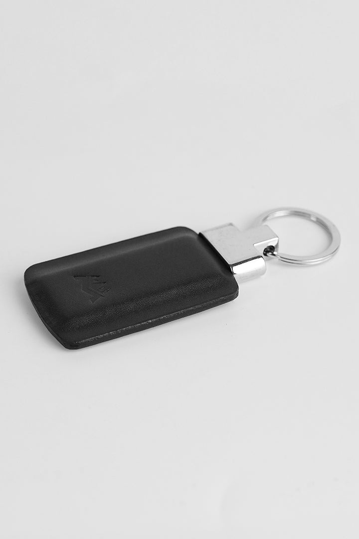 Leather Keychain - Black - Mendeez