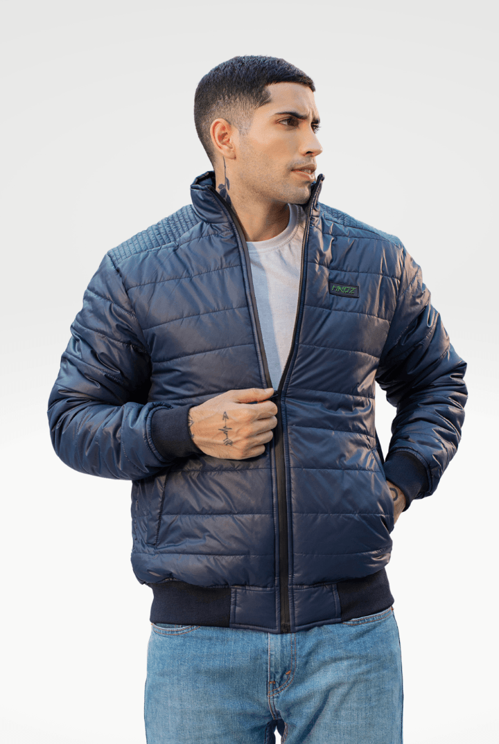 Navy Shield Windbreaker Jacket - Mendeez PK