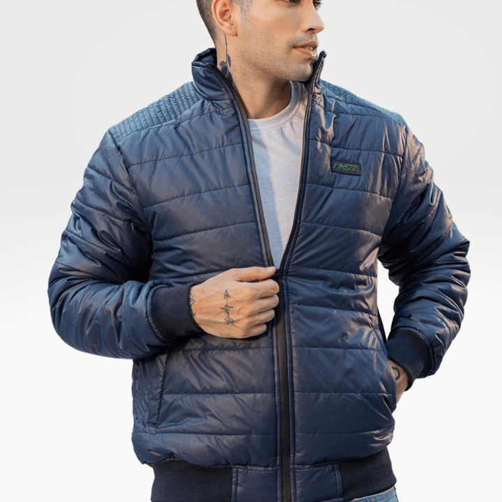 Navy Shield Windbreaker Jacket - Mendeez PK