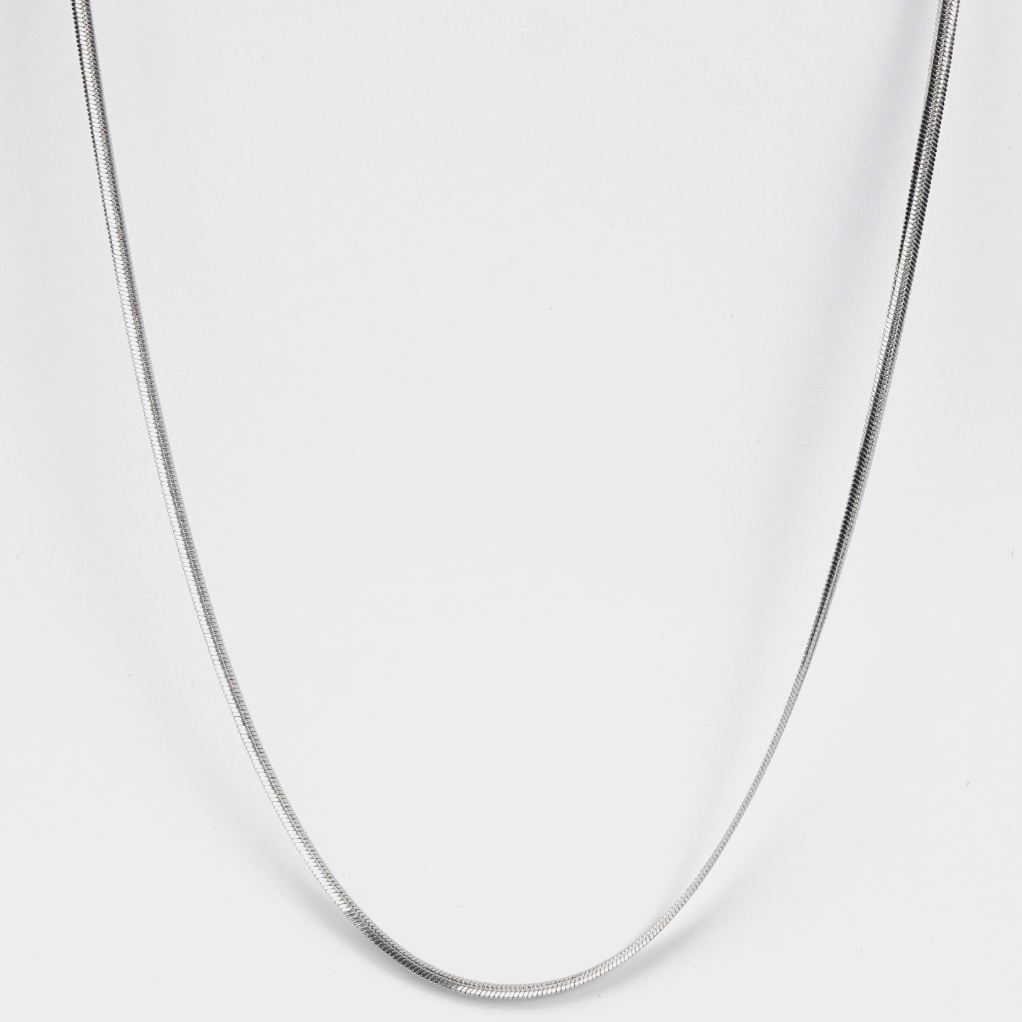 Flat Snake Chain - Silver - Mendeez