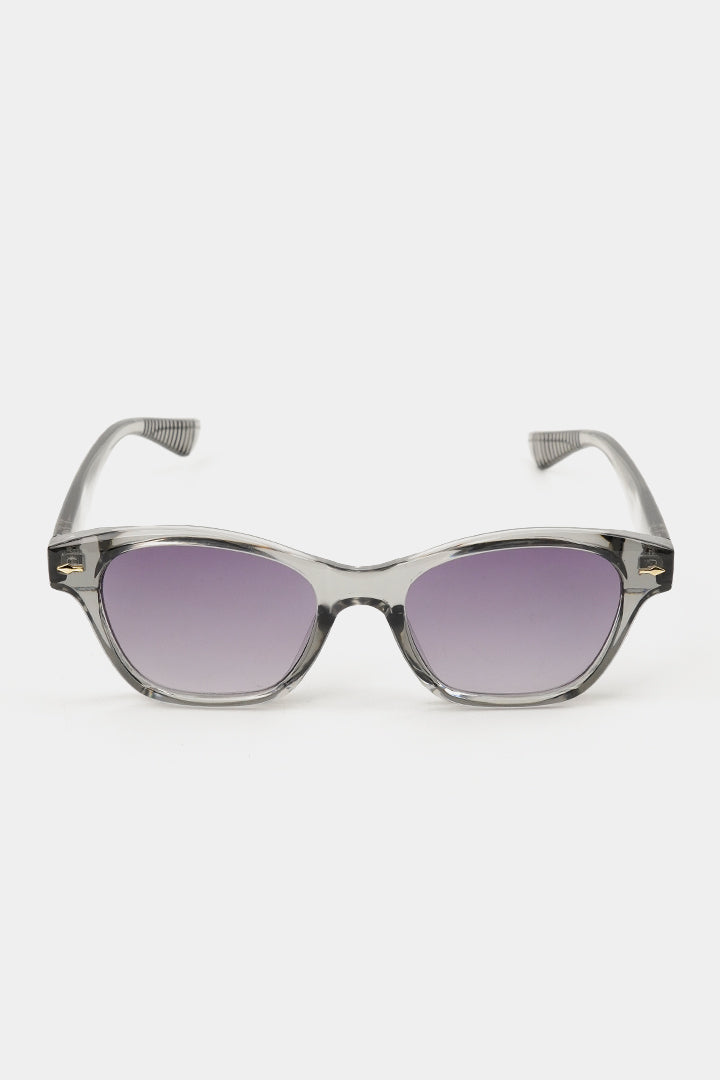 Square Sunglasses - Smoky Grey - Mendeez