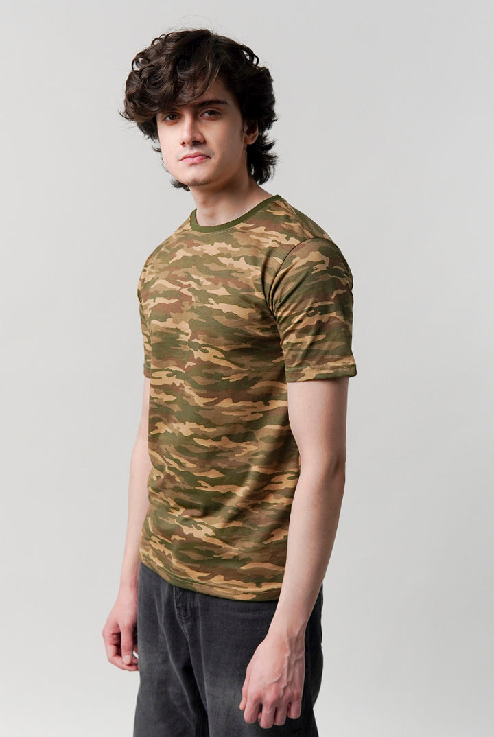 Printed T-Shirt - Camouflage - Mendeez