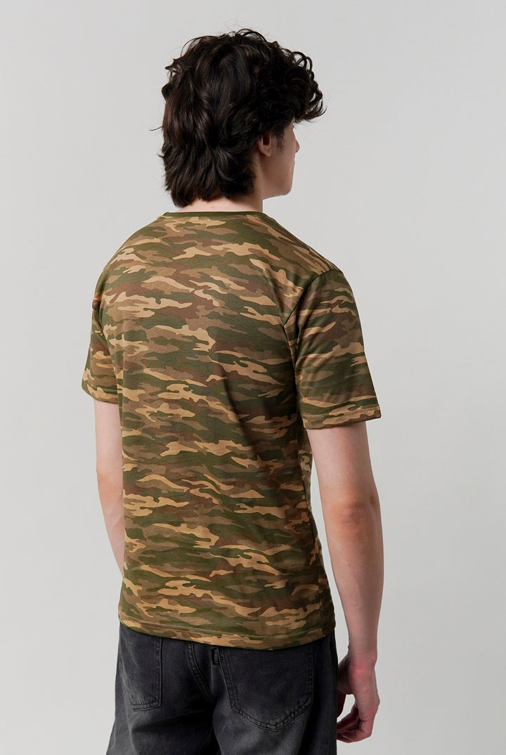 Printed T-Shirt - Camouflage - Mendeez