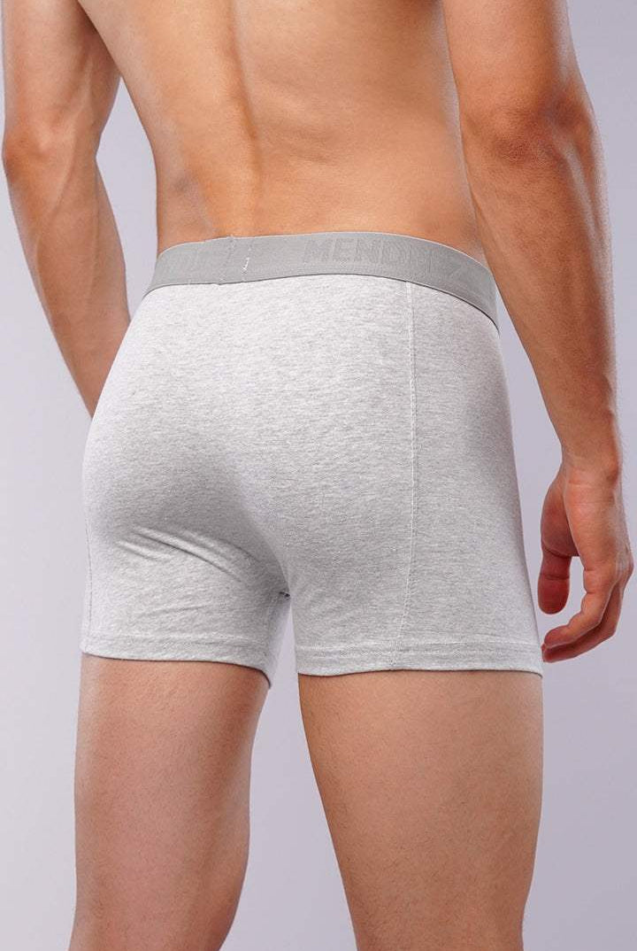 Boxer Brief - Black, White & Heather Grey Pack Of 3 - Mendeez