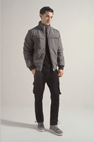 Bomber Jacket - Grey - Mendeez