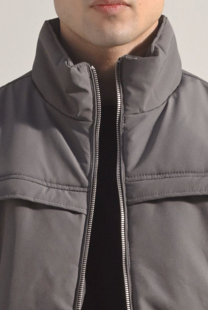 Bomber Jacket - Grey - Mendeez