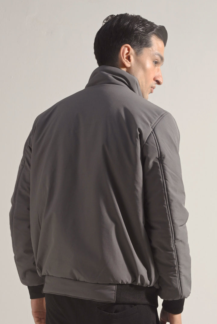 Bomber Jacket - Grey - Mendeez