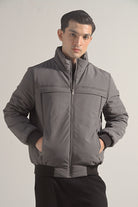Bomber Jacket - Grey - Mendeez