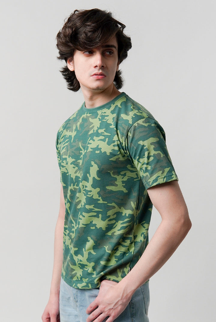 Printed T-Shirt - Camouflage - Mendeez