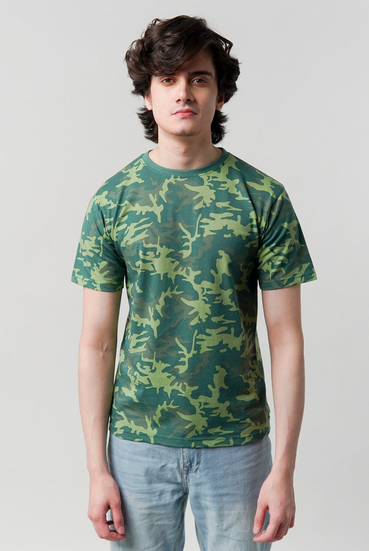 Printed T-Shirt - Camouflage - Mendeez