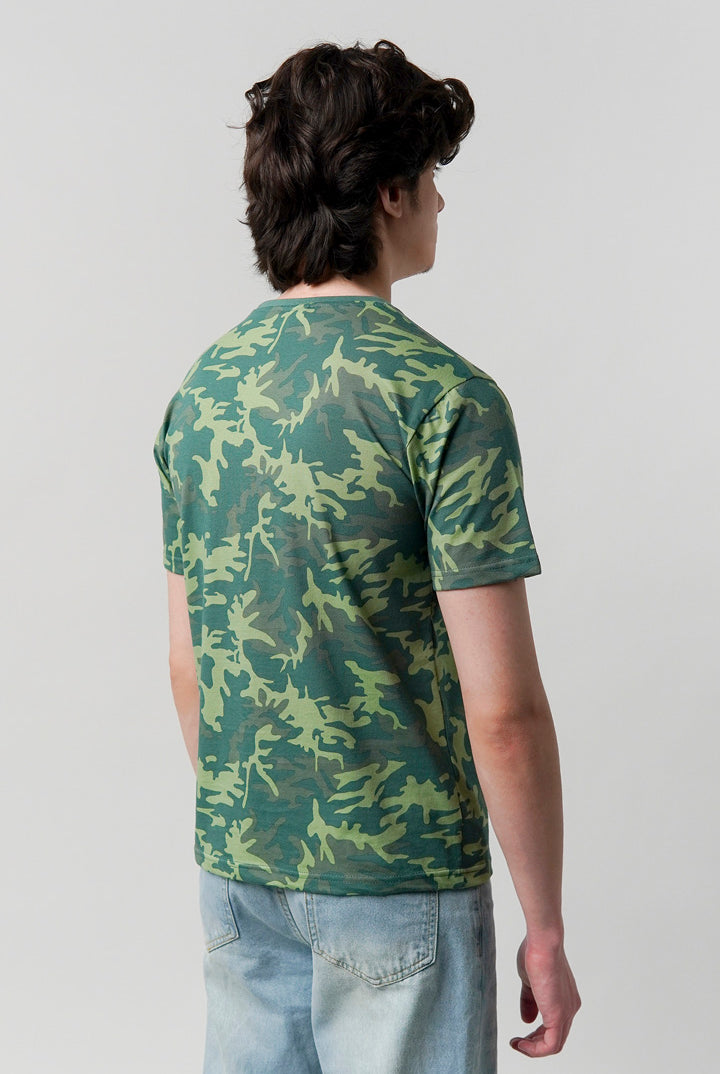 Printed T-Shirt - Camouflage - Mendeez