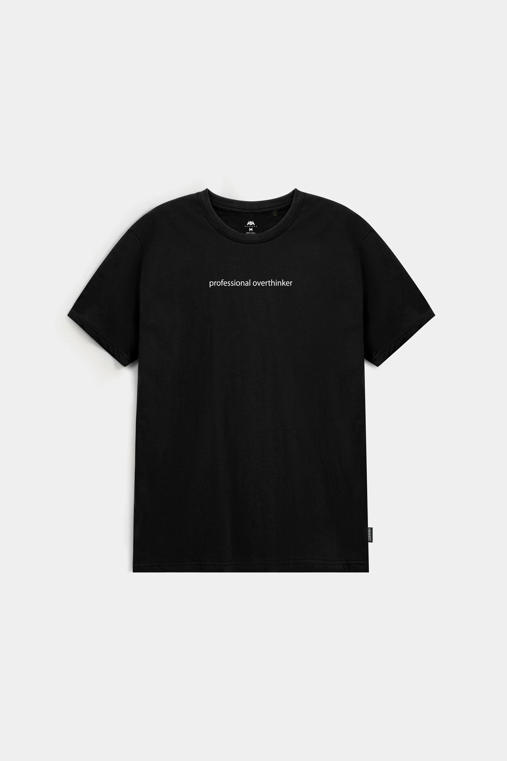 Printed Graphic Tee - Black - Mendeez