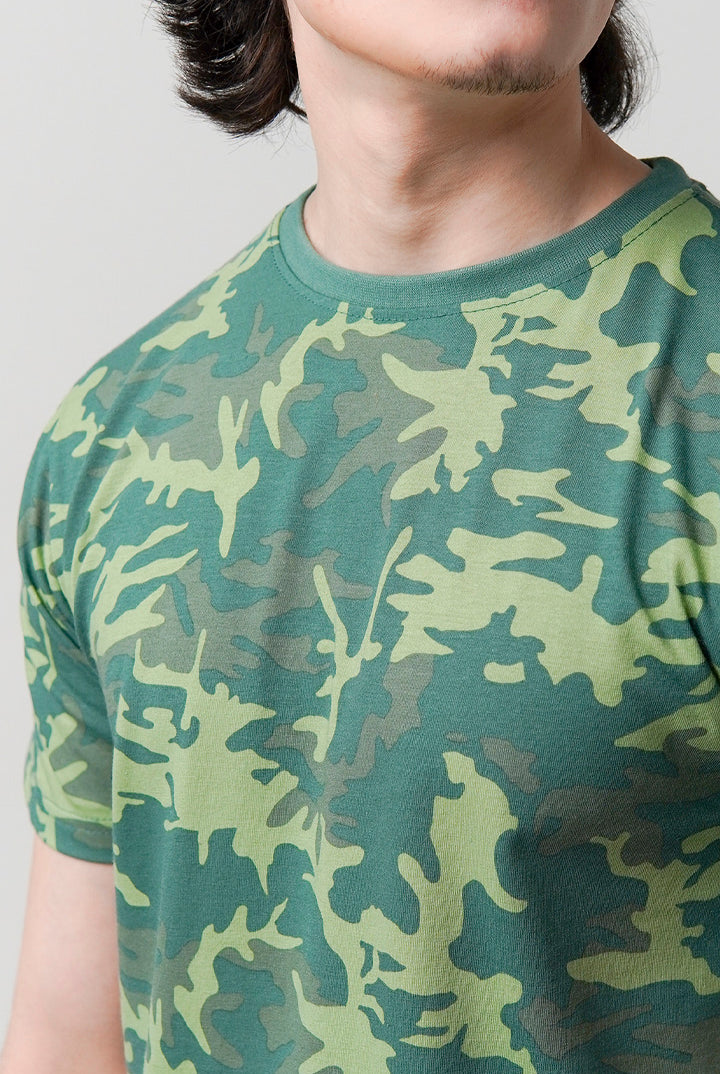 Printed T-Shirt - Camouflage - Mendeez