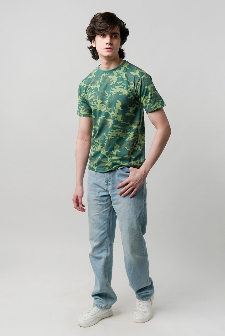 Printed T-Shirt - Camouflage - Mendeez