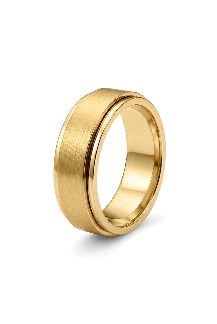 Classic Spinner Band Ring - Gold - Mendeez