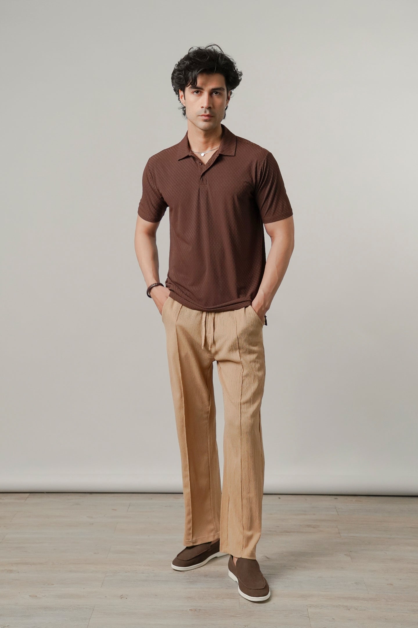 Sports Polo - Brown - Mendeez