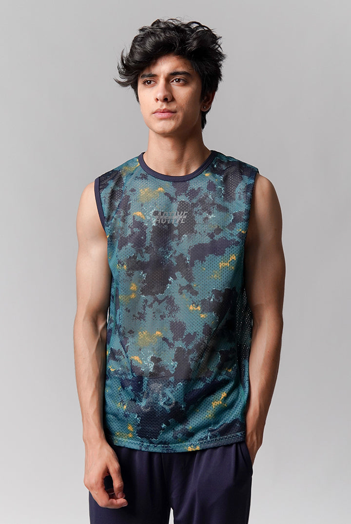 Mesh Tank Top - Camouflage - Mendeez