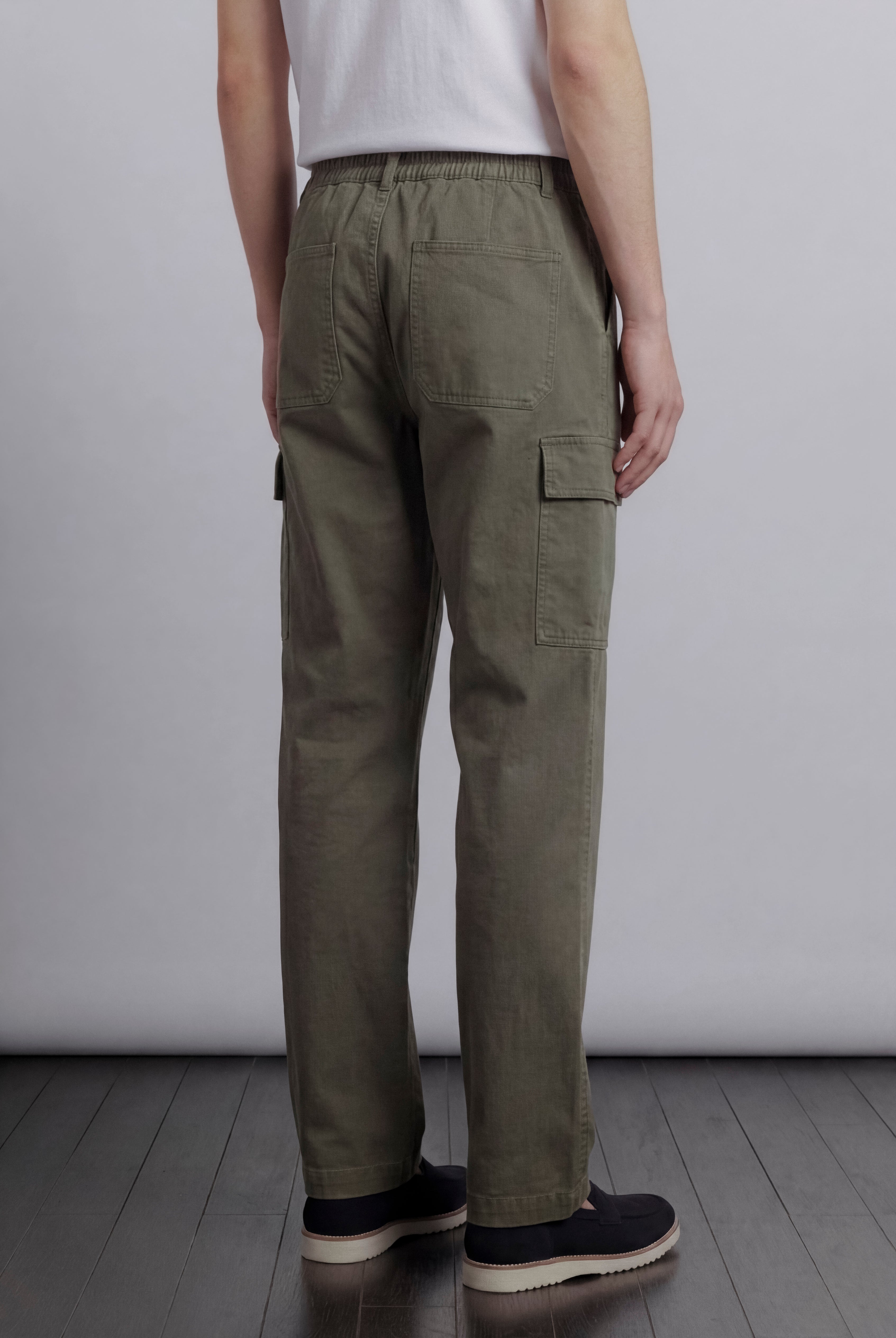 Cargo Pants - Olive Green - Mendeez