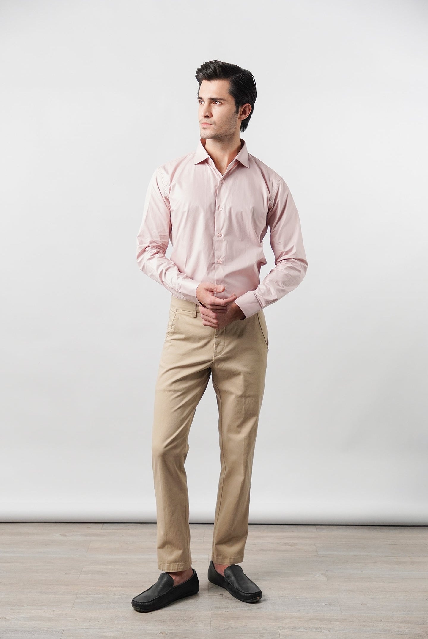 Plain Shirt - Tea Pink - Mendeez