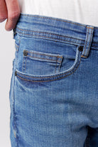 Crop Fit Denim - Medium Blue - Mendeez