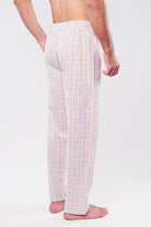 Check Woven Pajamas - White - Mendeez