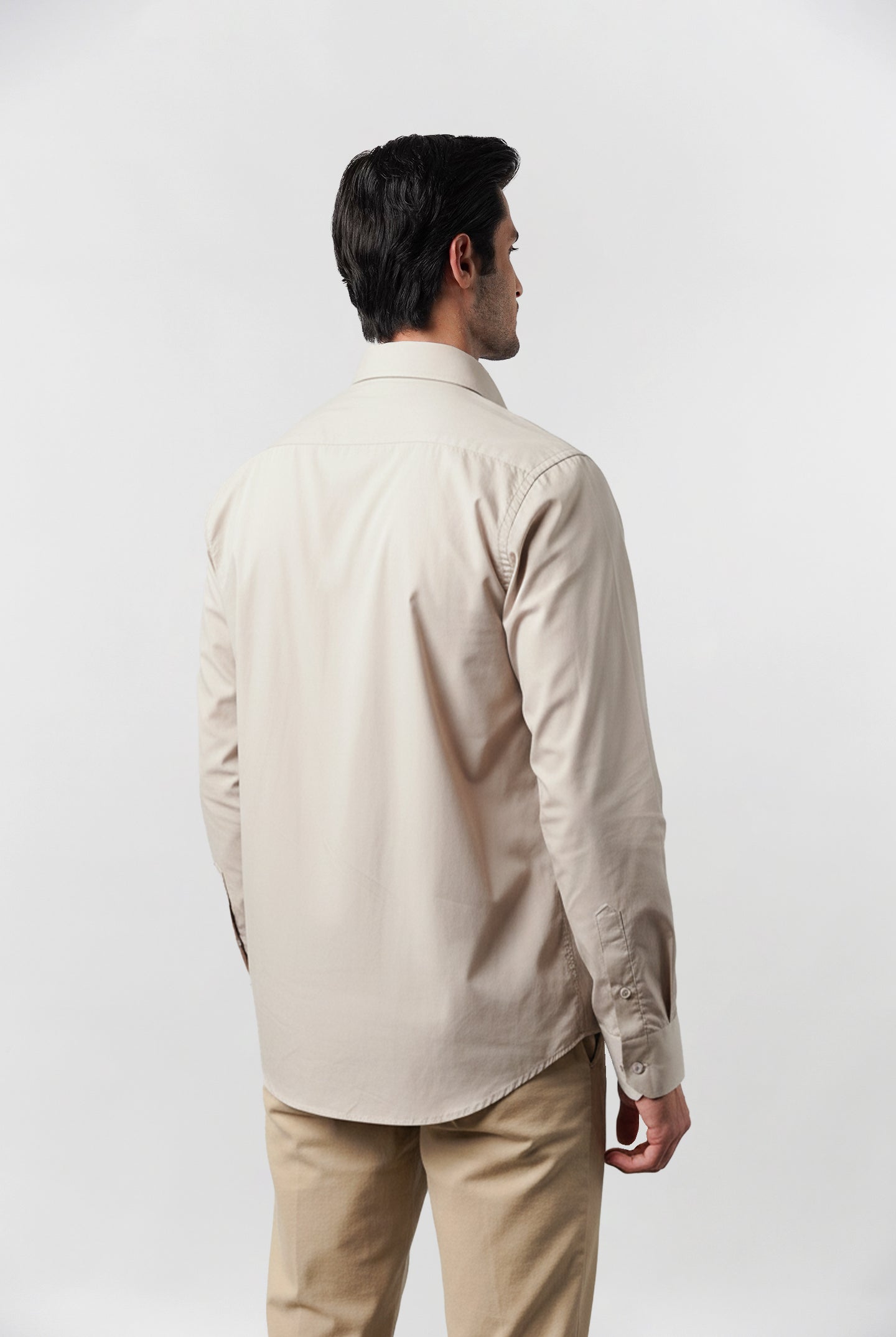 Plain Shirt - Sand Brown - Mendeez