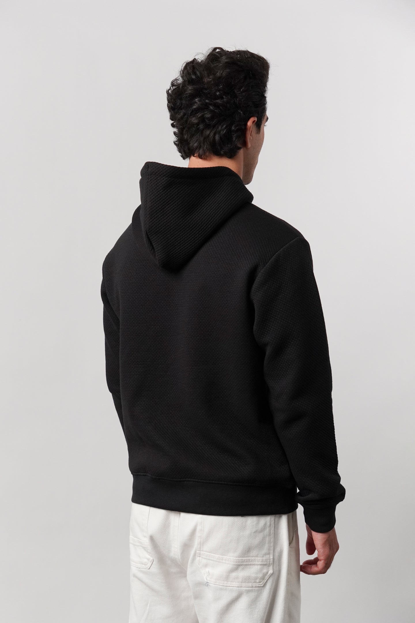 Zipper Hoodie - Black - Mendeez